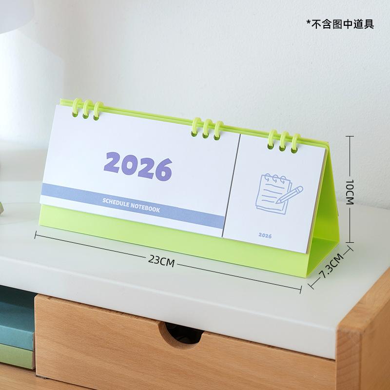 

Mini Desk Calendar Desktop 2026 Desk Calendar Desk Calendar Ins For Dorm Room Home Decor Study Space зелений