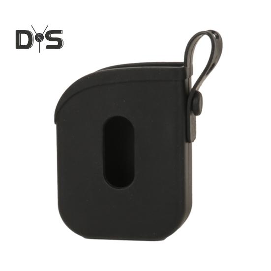 

Силиконовый чехол для дезинфицирующего средства для рук, защитный флакон-спрей, ударопрочный защитный чехол с брелком чёрный