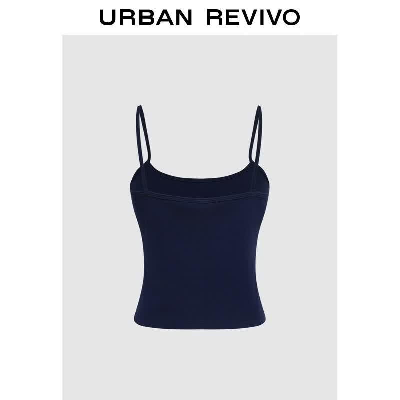 Women s U-Neck Adjustable Strap Slim Fit Tank Top M