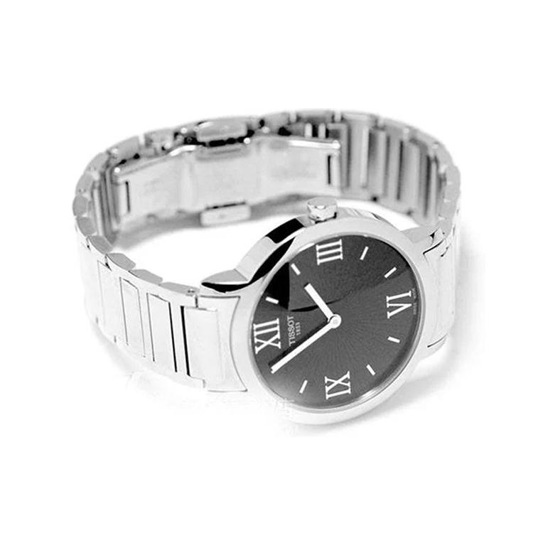 TISSOT Quartz Movement Women's Watch 34mm Black Dial Stainless Steel Case Stainless Steel Watchband T034.209.11.053.00