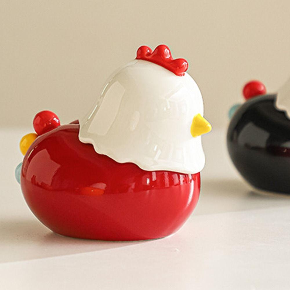 Anti-scald Chicken Toothpick Box Creative Chicken-shaped Fruit Fork Set  Party Supplies