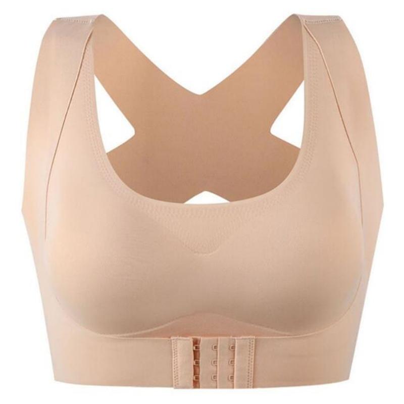 Haltungs Korrektur BH Nahtlos Damen Unterwäsche verstellbar Push Up BH Stoßfest Sport Weste Korsett Rücken Bralette