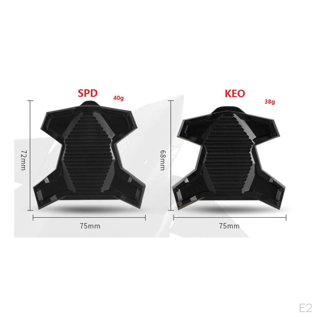 1 Pair Cleats SPD/KEO System Pedal Locking