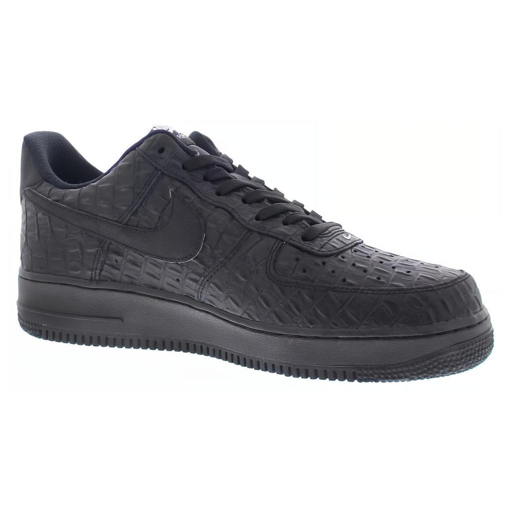 New Nike Air Force 1 Low '07 LV8 'Black Croc' 718152-007