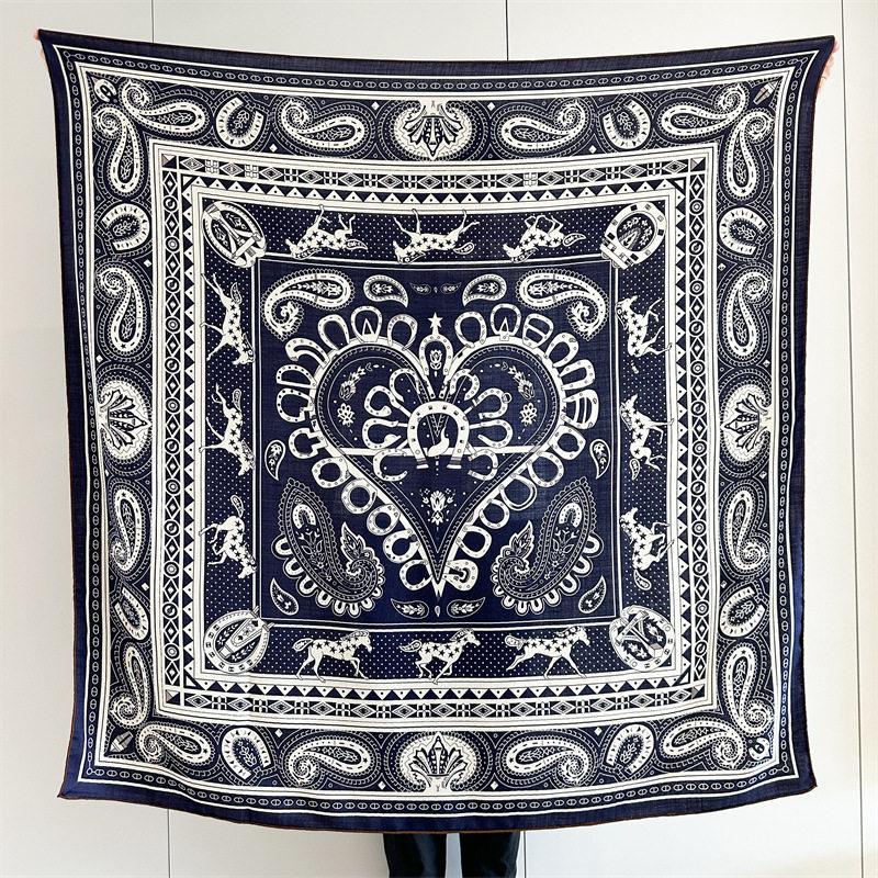 140 square scarf Hangzhou high-end silk mulberry silk scarf young fashion silk twill silk scarf scarf shawl