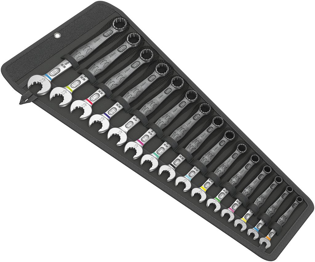 WERA 15 Piece Combination Wrench Set 020302 5-50mm