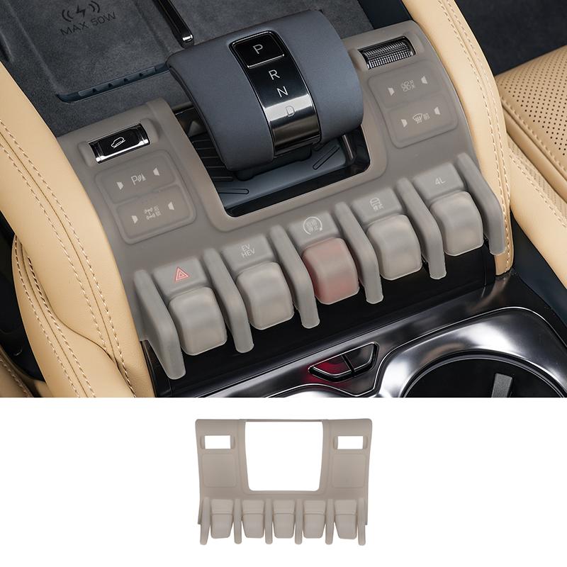 Central Control Button Protector Silicone Pad For BYD Leopard 5 Leopard 8 Leopard 3 Gear Panel Protective Cover Car Accessories