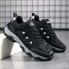 Hiking shoes extra large size 2025 four seasons men's shoes outdoor popular walking shoes mesh sneakers breathable and lightweight