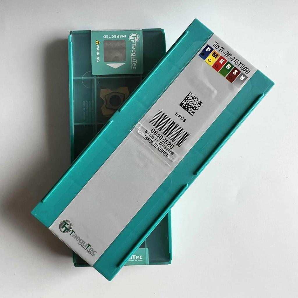 TQS27-4MT-0.05 TT9080 / Industrial Indexable Carbide Inserts 5 Pcs