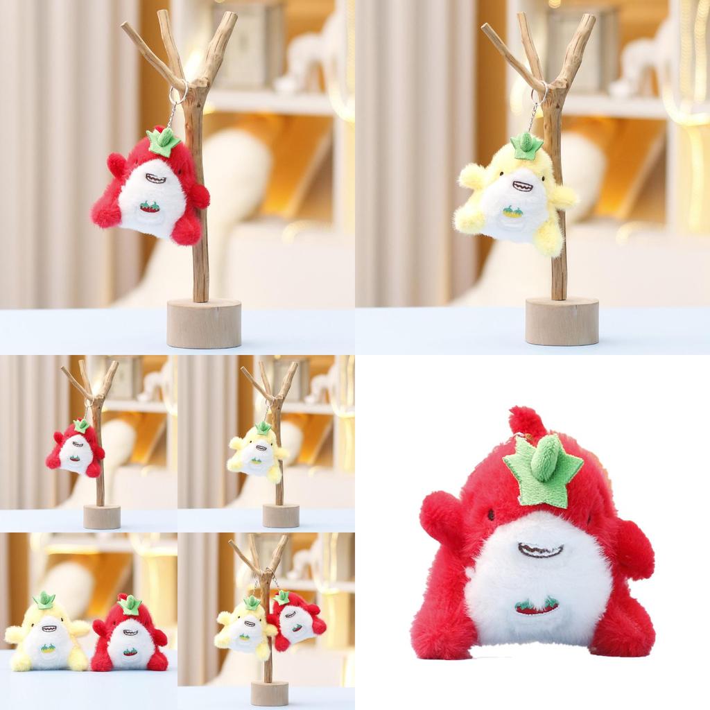 Plush Shark Toy Keychain With Soft Short Plush For Girls Bag Decor