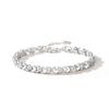 Silvery Bracelet - Elegant And Charming, Suitable For Daily Wear And Special Occasions