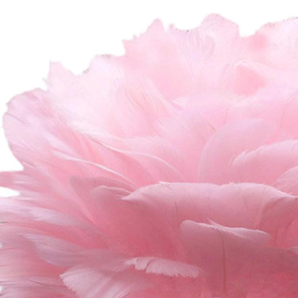 Künstliche Feder Leuchten Schirm Dekoration Pendelleuchte Lampenschirm Deckenleuchten Schirm für E27 Glühbirne Hänge Deckenleuchte Hochzeit