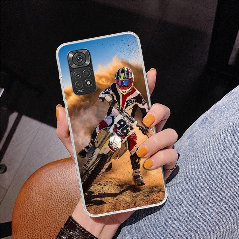 Motocross Motorcycle Dirt Bikes Phnoe Case for Phnoe Case for Xiaomi Redmi Note 15 14 14S 13 Pro Plus 12 12S 11S 11E 10S 10 11T