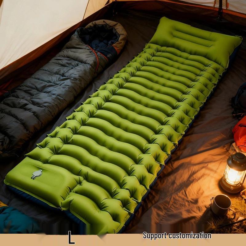 Cross-border Camping TPU Lightweight Inflatable Mat for Solo Hiking, Portable & Durable for Outdoor Camping & Mountaineering
