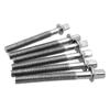 6Pcs M5 Drum Lug Bolts Strong Drum Tight Screw Durable Drum Tension Rods  for Jazz Drums Repair