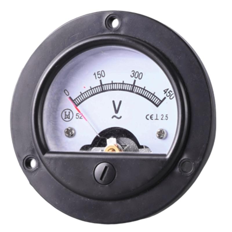 Analogue Panel Meter Volts Voltage Gauge Analog Voltmeter AC0-300Volt AC0-450V Voltage Guage for Alternator