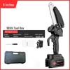 High-Power Rechargeable Handheld Electric Chainsaw for Tree Pruning and Logging
