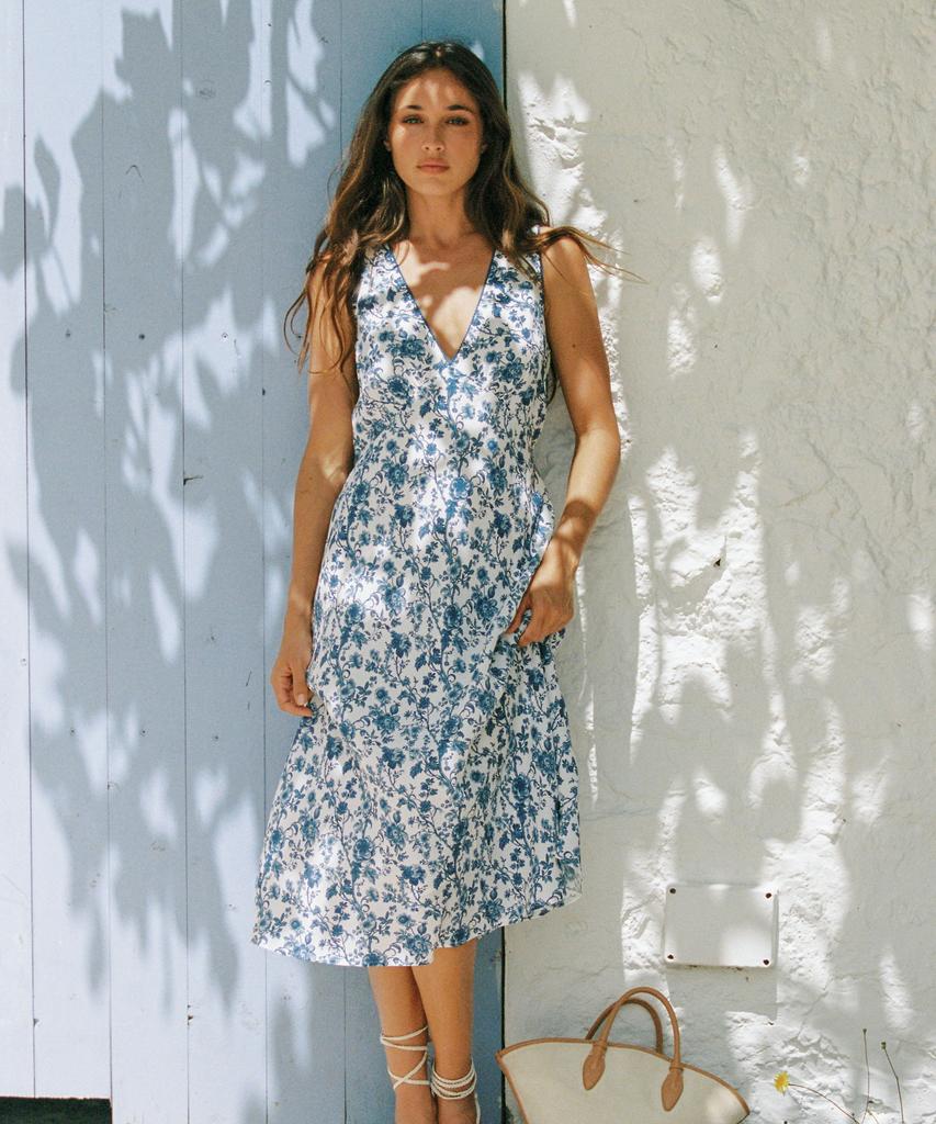 Deijeudeijeu Lavienbleu V-Neck Dress