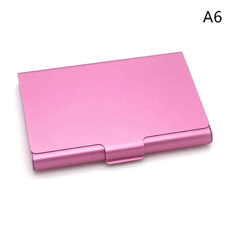 Creative Business Card Case Aluminum Alloy Card Holder Metal Box Cover Credit Men Business Card Holder Card Metal Wallet