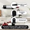 Multifunctional Wine Stand Wall-mounted Wine Rack Elegant Metal Wine Bottle Rack for Wall Space-saving for Bar Enthusiasts