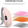 LED Display Electric Warm Waist Belt 4 Gear Massage Vibrating Abdominal Massager  Body Shaping