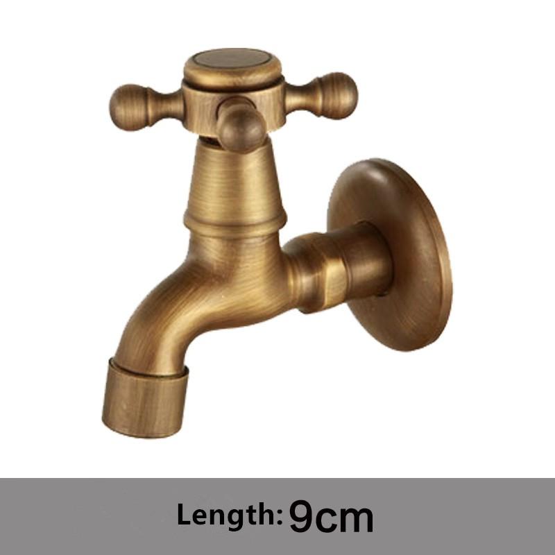Antique Bronze Washing Machine Faucet Bibcock Faucet Garden Faucet Crane Brass Bathroom Mop Sink Faucets Water Taps Garden
