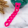 Acrylic Matte Hand-Feel Paint with Chain Insert Buckle and Jump Ring for DIY Jewelry and Phone Cases