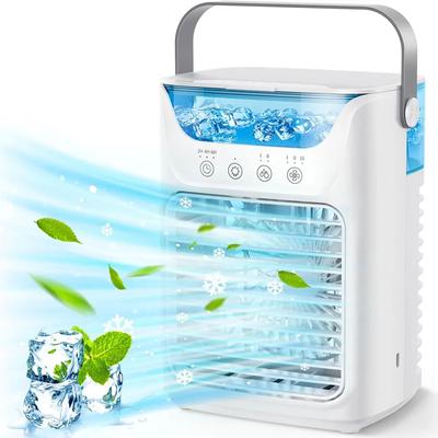 Air Conditioners Desktop Air Conditioners Fan Portable Small Mini Spray Water AC with Timer Small Room Air Conditioners for Room