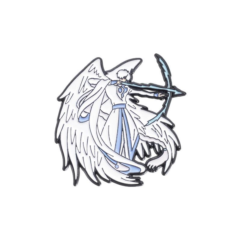 

Angel Anime Delightful Wings Badge Highend Alloy Brooch Trendy Accessory For Daily Wear QHXZ1702