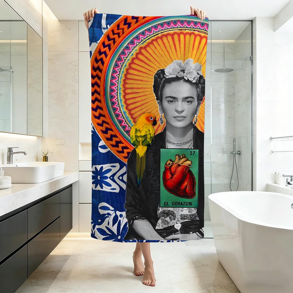 Emotional F-Frida KahloS Towel Five-Star Hotel Quality Eco-Friendly Ultra Soft Thick Towels & Beach Towels