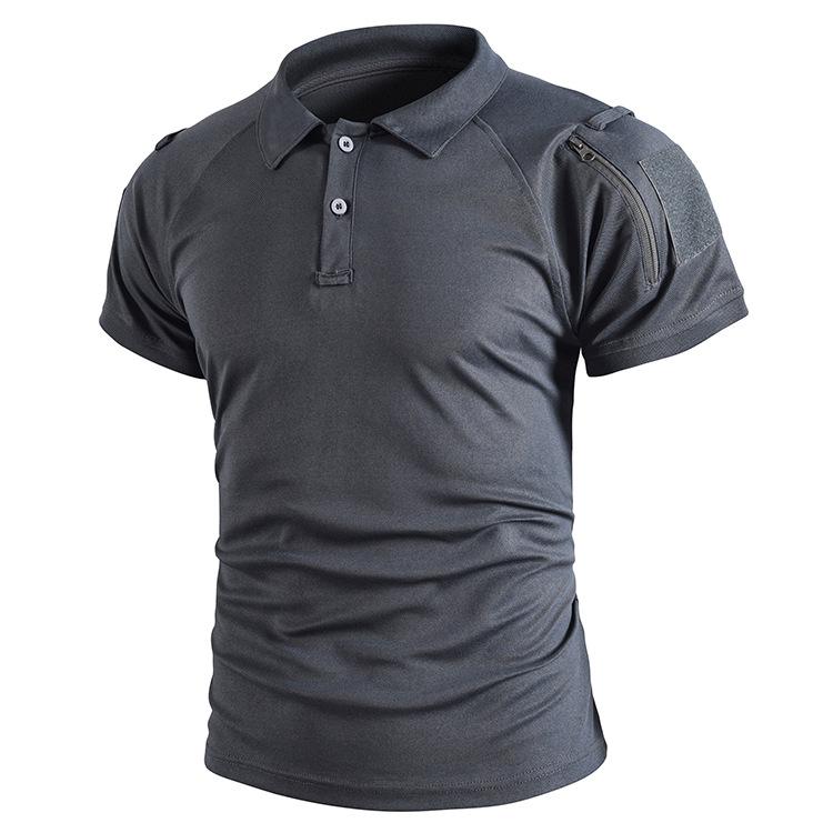 Quick-drying Lapel Loose-fitting Short-sleeved Polo Shirt Outdoor Sports Polo Shirt Short-sleeved T-shirt
