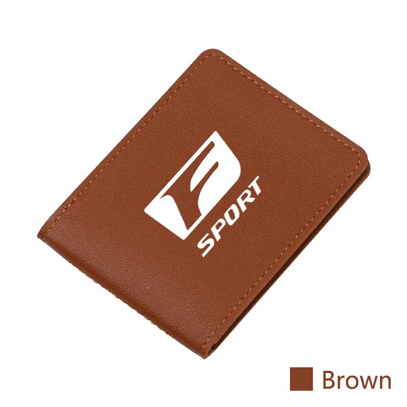 High-end Leather Car Driver License Card Holder ID Credit Case For Lexus F SPORT ES UX 300e GS GX IS LS LX LBX NX RX 350h 450h