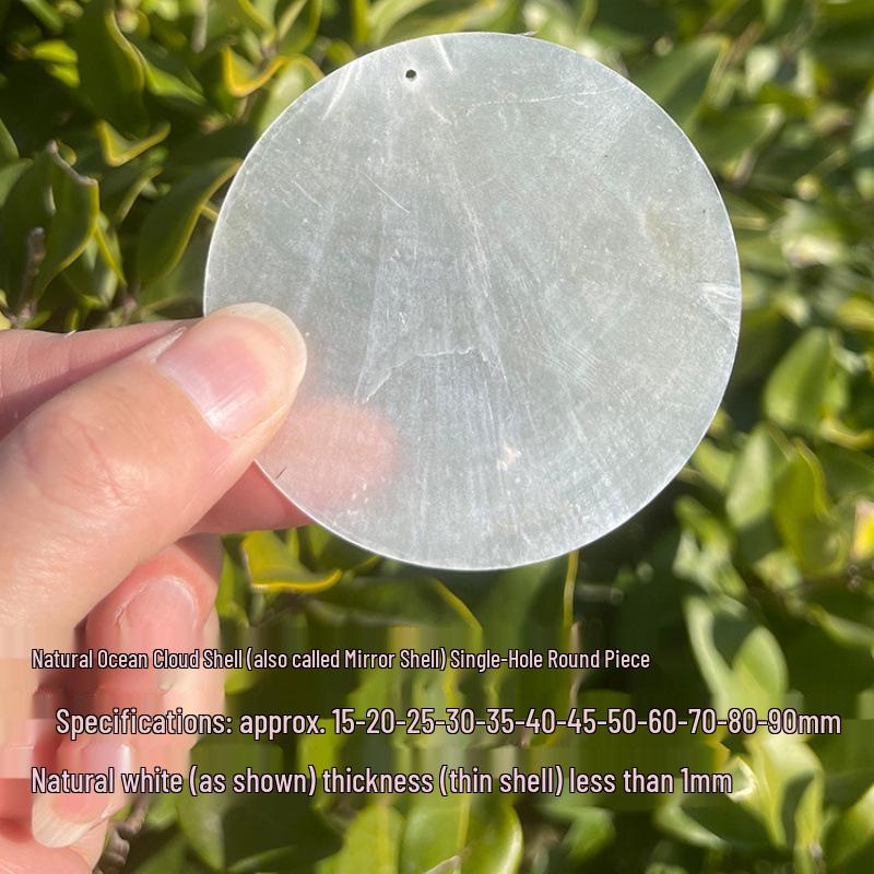 Mica Flakes Seashell Wind Chimes with Mother-of-Pearl for DIY Decorative Lighting & Mirrors, Wedding Decor, and Painting Accessories.