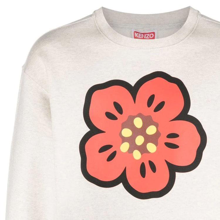 Kenzo Poppy Cotton Sweatshirt FD55SW4454ME-93