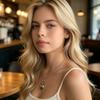 Heart Pendant Necklace, Silver Tone 304 Stainless Steel Y2K Clavicle Chain for Daily Outfits, Styling Variety, Commuting, Parties and Casual Wear