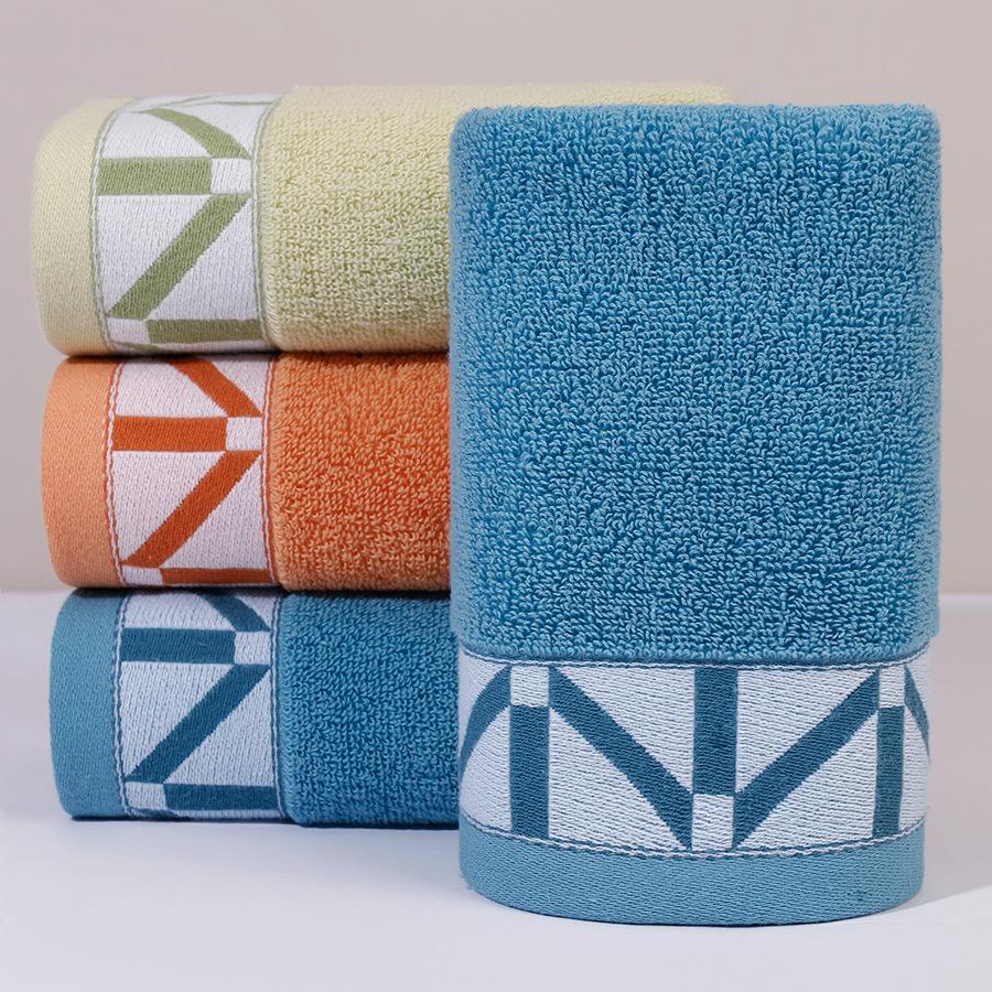 Soft, Thick Pure Cotton Face Towels - Absorbent and Gentle for Adults
