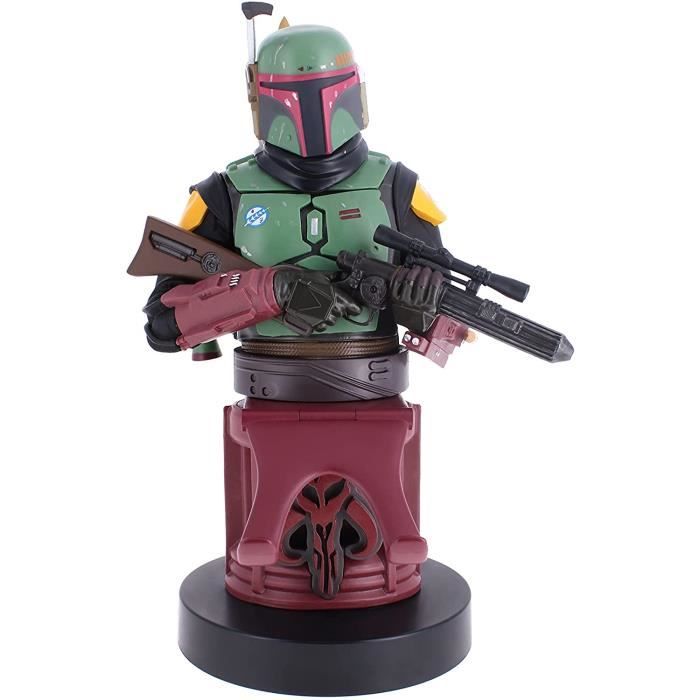 Figurine - star wars - boba fett - support manette - originale - mixte - adulte