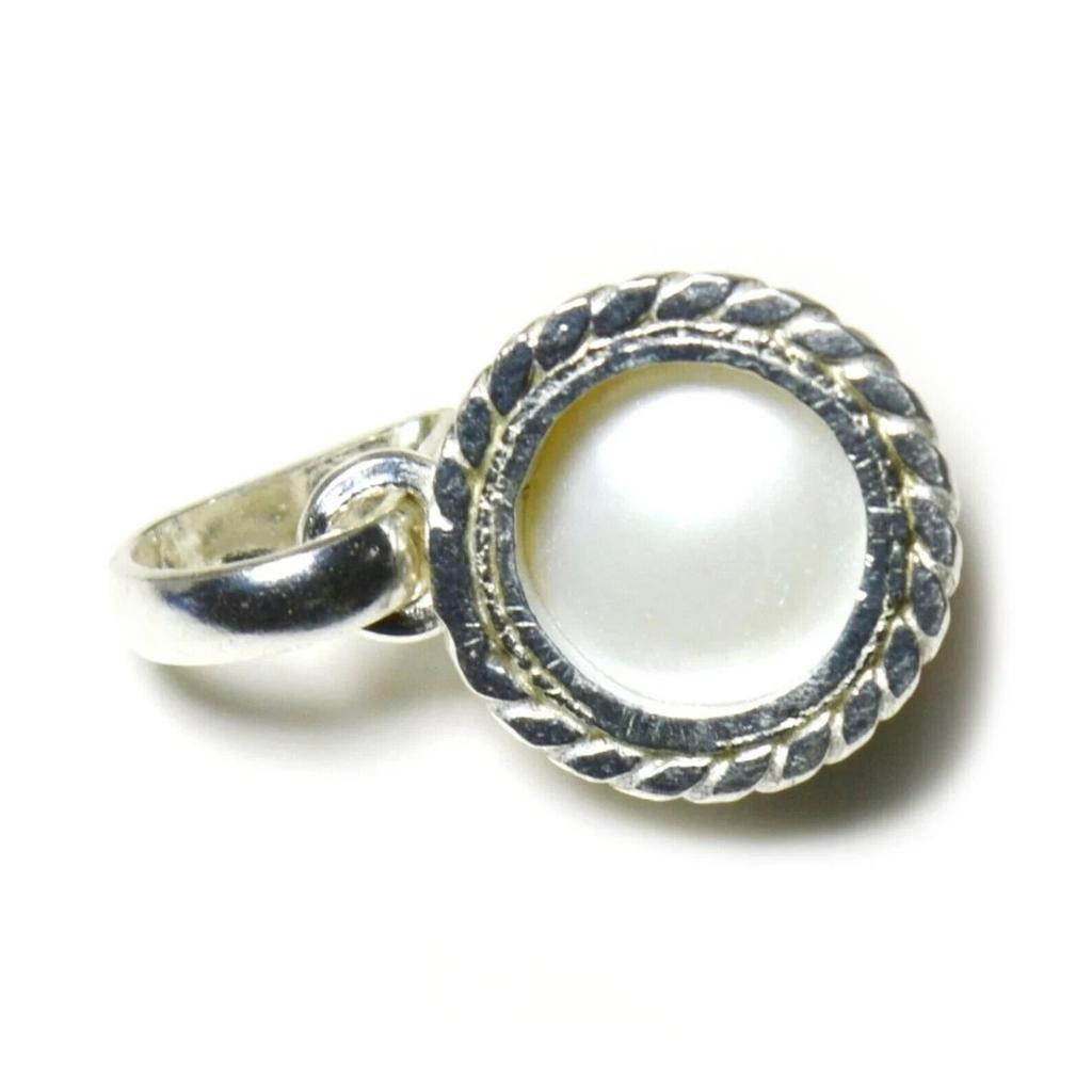 Pearl Pendant, Moti pendant, Gemstone Locket, In Sterling Silver 925 Pendant