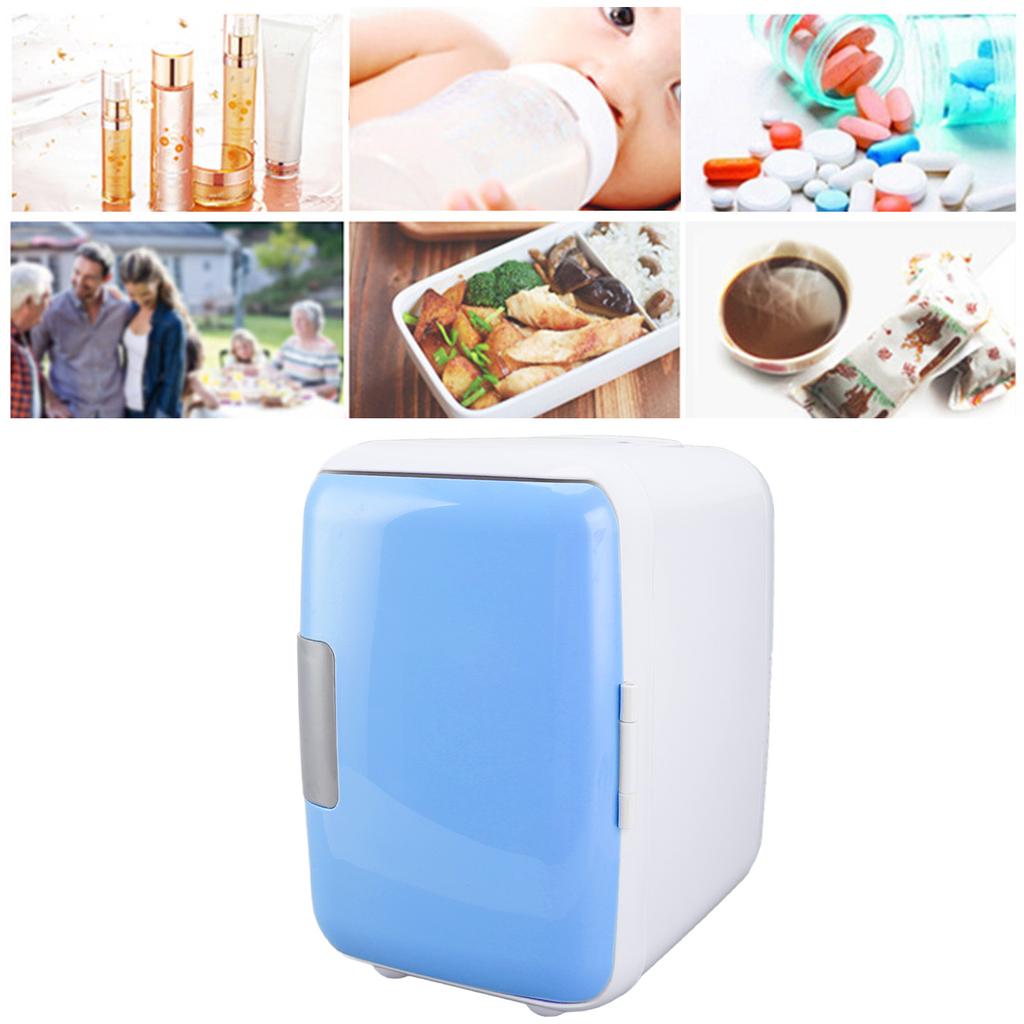 4L Car Fridge Cooling Warming Refrigerators Freezer C Ooler Travel Warmer Mini Portable Auto Refrigerator For Outdoor Travel