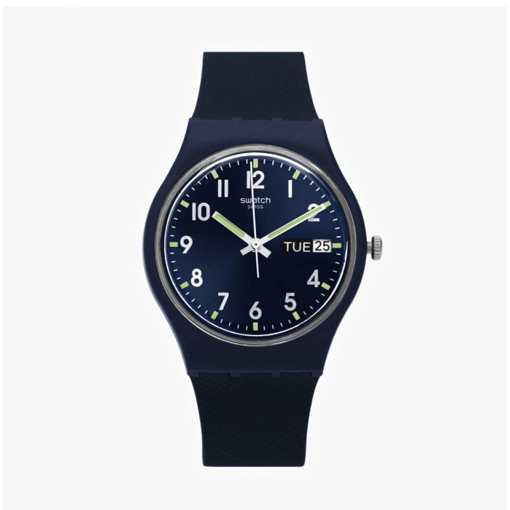 Swatch So28n702 Classic Sir Blue Common Urethane Watch