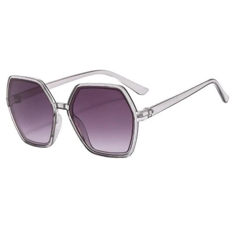 New Large Frame Polygon Sunglasses Women Designer Fashion UV400 Sun Glasses Outdoor Shading Eyewear Oculos De Sol