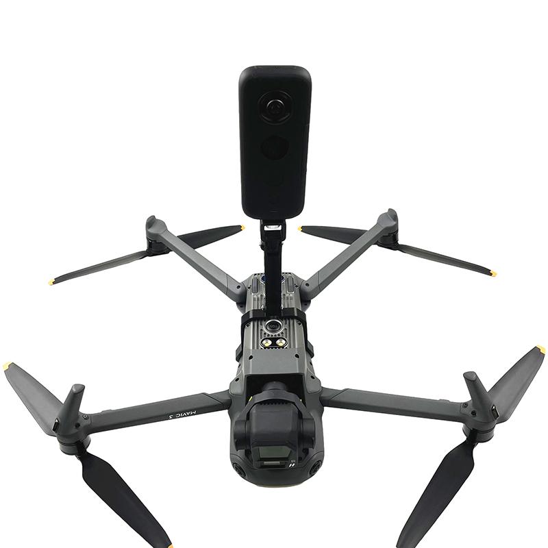 

Подовжений кронштейн-тримач для DJI Mavic 4 Pro/3/3 Pro для DJI FPV/Air 3S, верхній кріпильний адаптер для Insta360 та GoPro