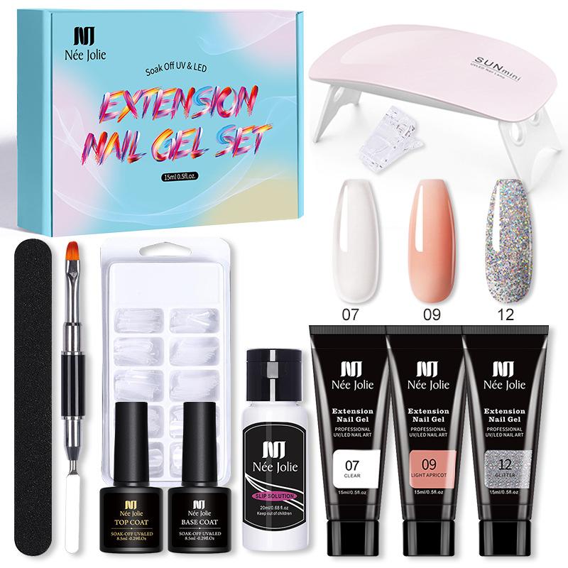 

Набор твердотельных клеев для наращивания ногтей Crystal Phototherapy Glue Paper Free Extension Glue Box