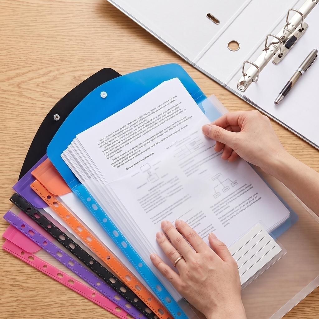 11-Pocket Expanding File Folder with Accordion Design for Document Organization