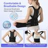 Posture Corrector For Women&Men,Upgraded Full Back Brace Support,Adjustable Shoulder Straightener For Improving Back Posture