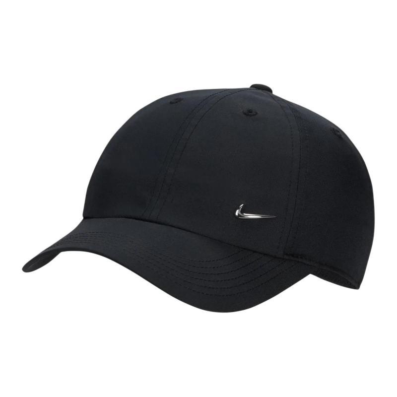 

Nike Dri FIT Club Kids Unstructured Metal Swoosh Cap Casual FB5064-010 F чёрный