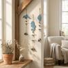 Mediterranean Style Wooden Ocean Pendants Marine Animals Wall Ornaments Patio Decor