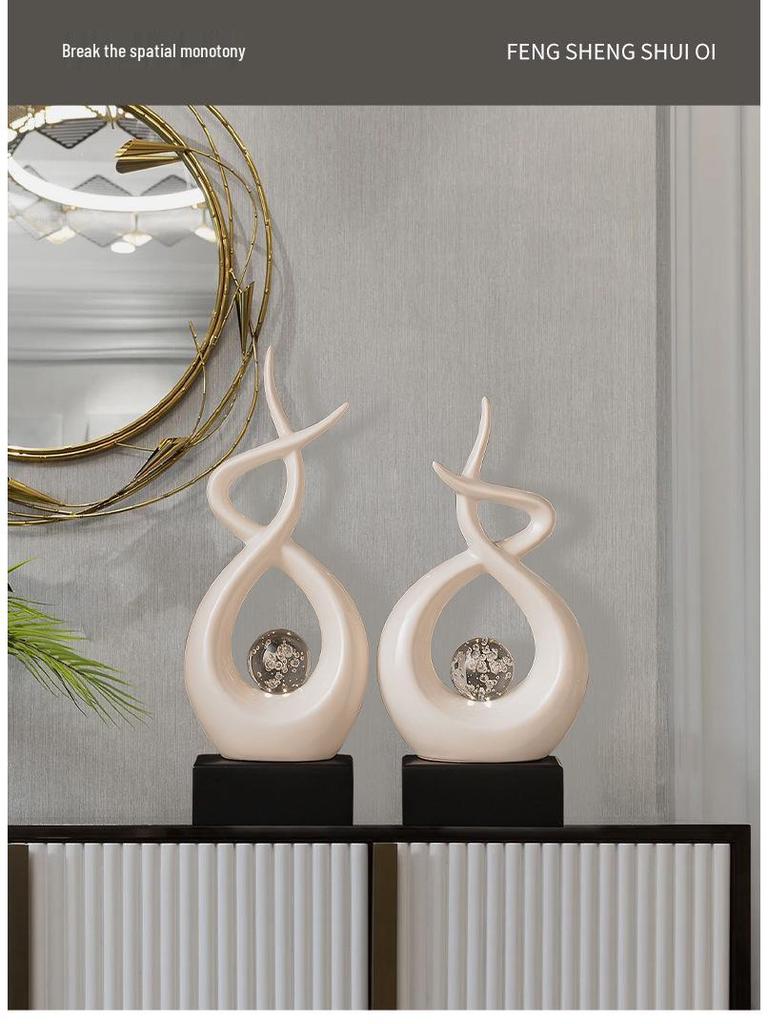 Modern Luxury Decorative Ornaments for Living Room, Wine Cabinet, TV Stand, Office, and Entryway