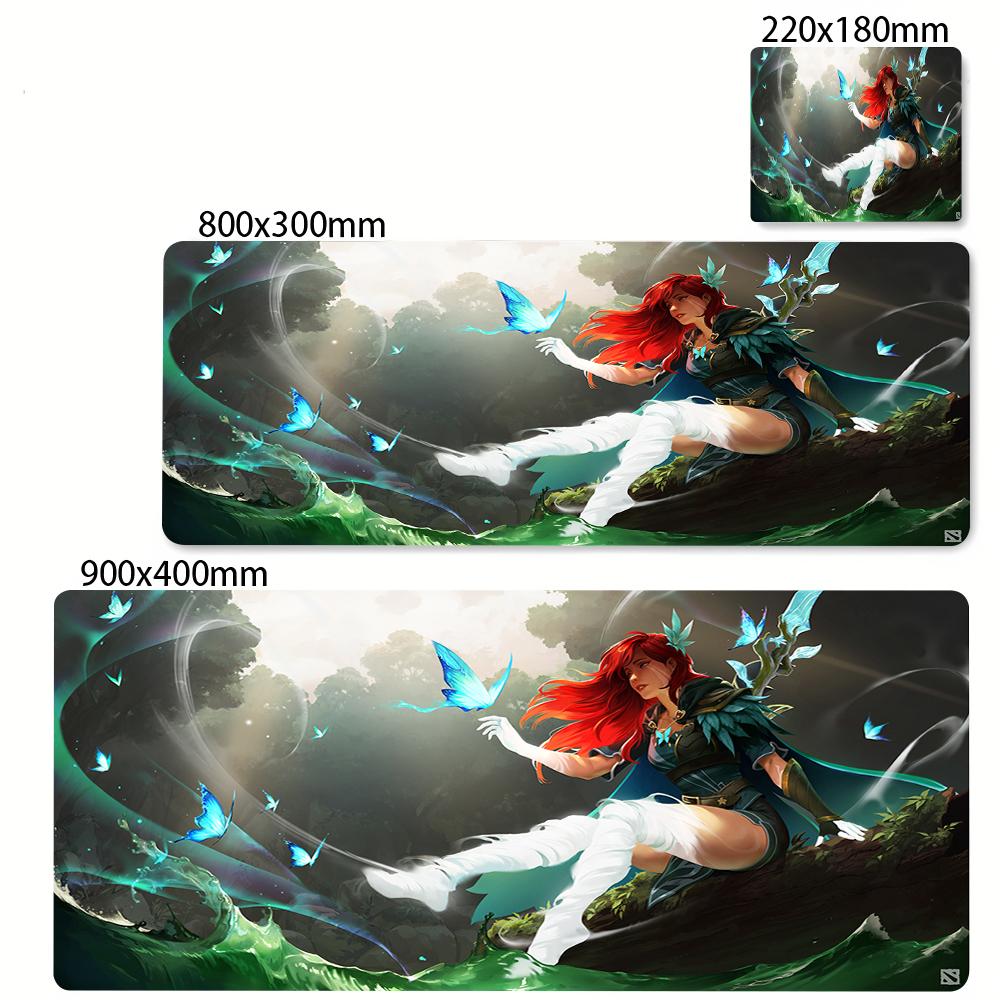 Anime Mauspads Dota 2 Mauspads Großes Gaming Großes Schreibtischpad Mit Schlossrand PC Zubehör Prime Gaming Mauspads XXL Tastaturpads