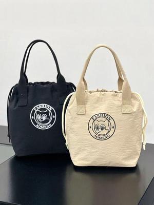Sac à déjeuner isotherme imperméable à cordon de serrage pour le travail et les déplacements